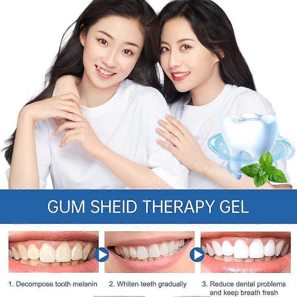 Dentizen Gum Shield Therapy Gel, 1-3x Concentrated Formula for Gum Repair, Deep Cleaning Gums, Teeth Whitening Essence Pen, Oral Care Treatment