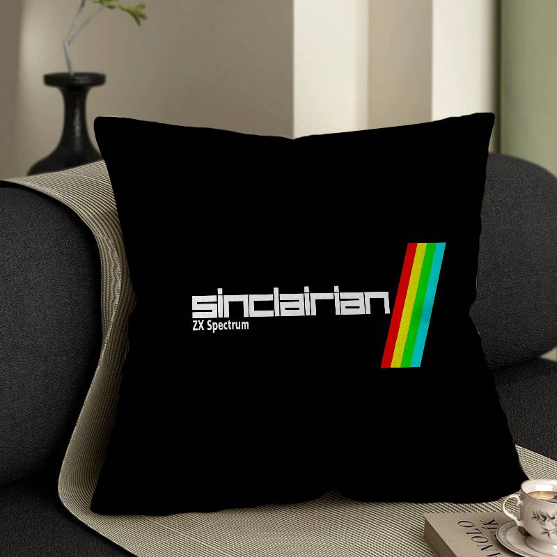 Retro Sinclair Zx Spectrum Personalized Pillow Cover Kids Bedroom Wild Party Decor Pillowcase Kid Birthday Shower Gift