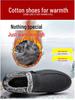 Men's Waterproof Non-Slip Winter Shoes - Thick Velvet Warmth for Middle-Aged and Elderly