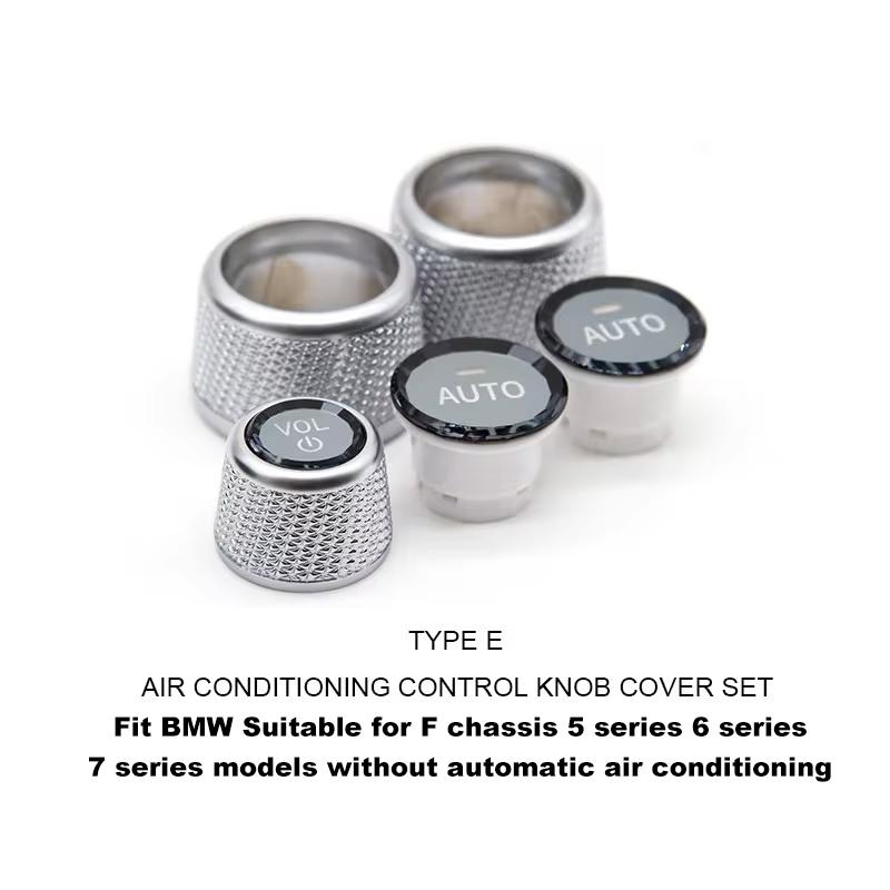 Crystal Car Volume Air Conditioning Control Knob Button Cover Replacement For BMW F30 F10 F25 F15 F02 G30 G01G02 Mouldings