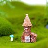 House Knickknacks Log Pastoral Furry House Retro Plank Castle Background Decoration Creative Home Craft Gift