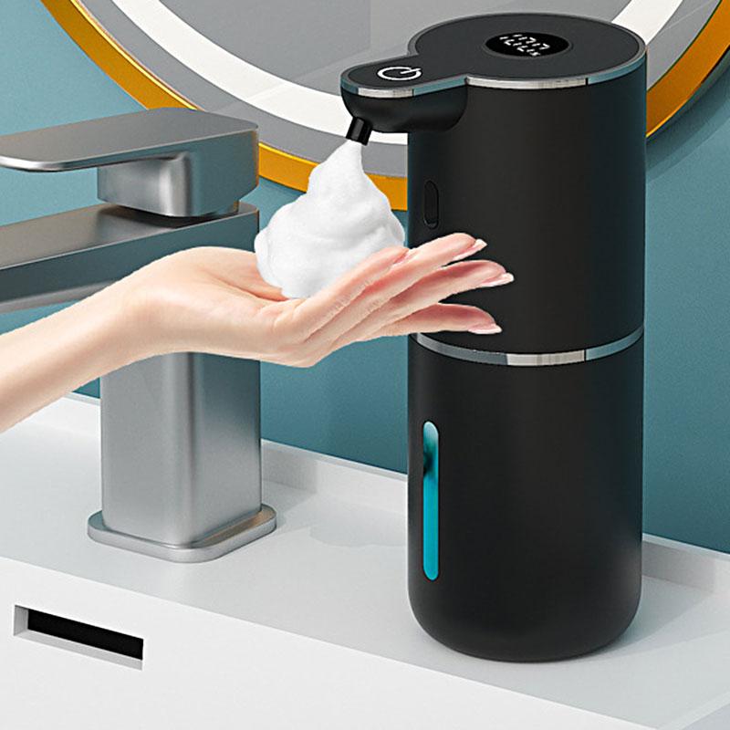 380ML Touchless IPX5 Waterproof 4-Gears Adjustable Foam/Gels Automatic Sense Soap Dispenser Electric Hand Dish Washing Machine