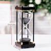 Luxury 30Min Modern Geometric Hourglass Timer Elegant Desk Accessory For Home Office Study Time Management Gift Idea