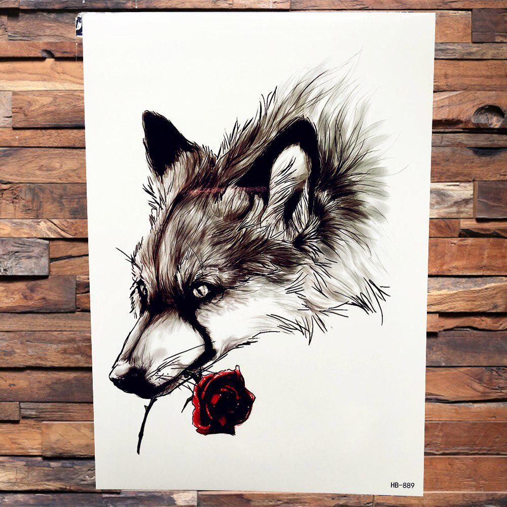 Lanțuri de flori de fluture autocolant tatuaje temporare false glorie de dimineață ratan tatuaje sexy pentru femei