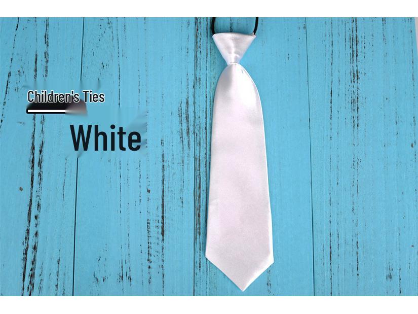 Barne slips uten stryk i svart for gutter og jenter - Skoleuniform og sceneklær