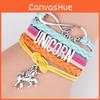 Trendy Unicorn Handband European And American Style Electroplated Alloy Material