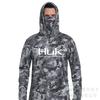 Mens Quick-Dry Hooded Long Sleeve Fishing Shirt With Face Cover UV Protection Outdoor Sportswear Cycling Hiking