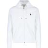 Polo Ralph Lauren Ss22 Logo Embroidered Hooded Zip-Up Long Sleeve Sweatshirt Men Sweatshirt White 710883329013