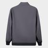 Caizi Men's Stand Collar Wool Blend Casual Jacket