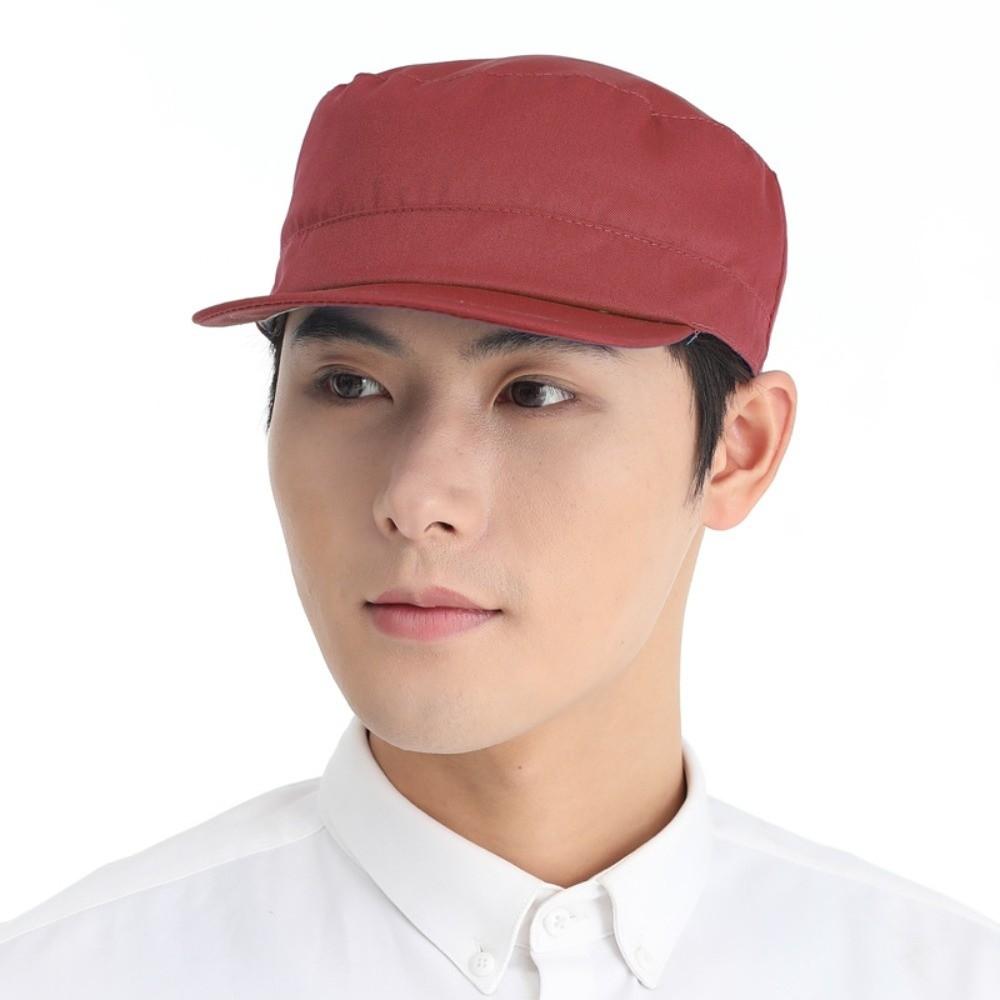 Durable Work Hat Dust-proof Chef Hat Cooking Cap Mesh Work Hat  Work Wear