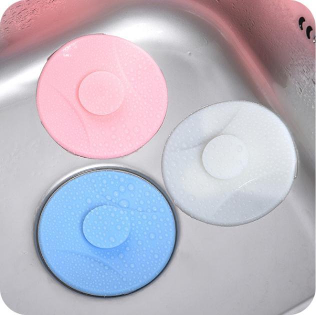 Buy PVC Laundry Sink Bathtub Stopper Circle Drain Plug Leakageproof