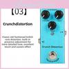 Electric Guitar Effects Pedal With Metal Housing For Overdrive Chorus Delay And Reverb