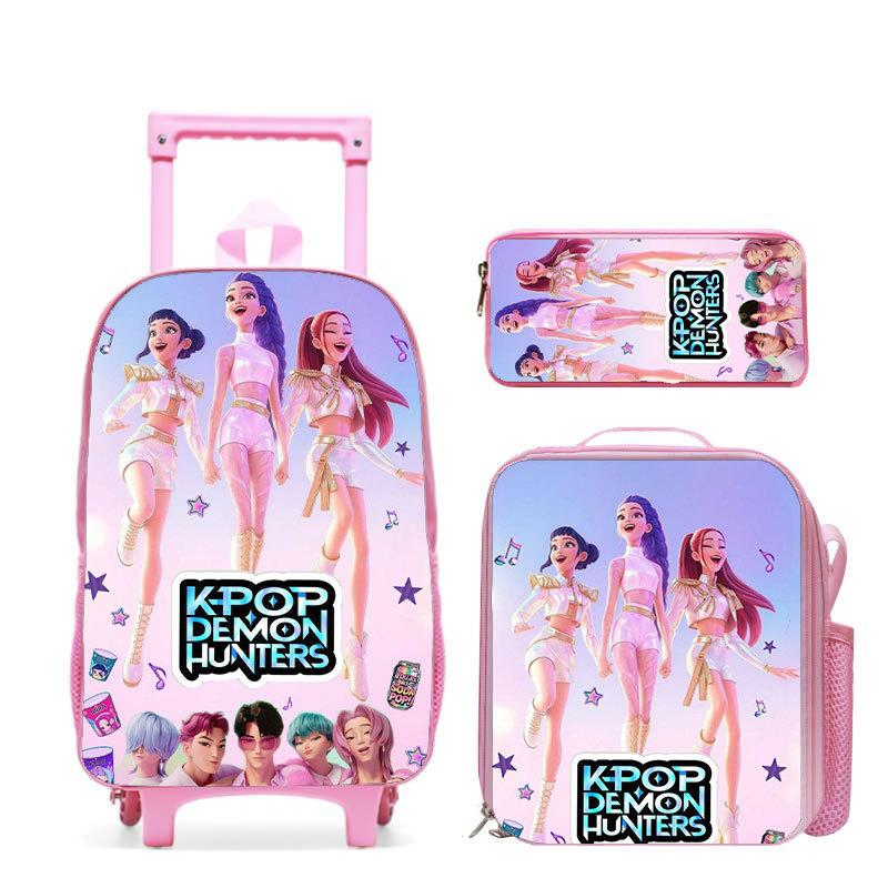 Kpop Witch Hunter Girl Group Schoolbag High Definition Printing Casual Crossing Border Lightweight Tie Rod Backpack One Piece Hair