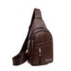 1PC Chest Small Backpack, Fashionable Sports Pu Crossbody Shoulder Bag, Earphone Hole, Large Capacity Men's Breast Bag.