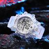 Watch for Boys Kids Transparent Belt Youth Multi-Functional Fashion Sports Electronic Watch