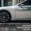 2pcs Car Sticker Both Side Body Auto Vinyl Film Stylish Personalized Decals For For AUDI A3 A4 A5 A6 Q7 RS3 RS4 Car Accessories