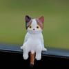 Cat Car Dashboard Decor Car Cartoon Display Screen Decor 5PCS Cute Display Screen Charm Portable Ornaments For Vehicles Home