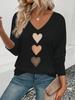 2025 New Women's Casual V-neck Long Sleeve Top