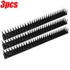 1/10x Plastic Anti-Bird Spikes Garden Anti-theft Deterrent Spikes Fence Wall Pigeon Cat Proof Prevent Tools Anti Climb Cat Spike 4