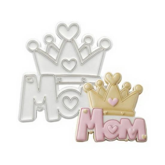

Cookie Cutters Food Grade Plastic Non-Toxic Cookie Stamps Reusable Flexible Decorations Mold for Home Kitchen Bakery E