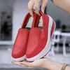 Women Fashion Platform Sneakers Women Autumn Slip On Retro Casual Flats Nurse Shoes Ladies Non Slip Thick Sole Walking Shoes 43