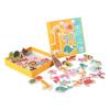 Kids Wooden Jigsaw Matching Puzzle Game Baby Early Learning Cognition Animal Fruit Traffic Educational Toys for Children Gifts