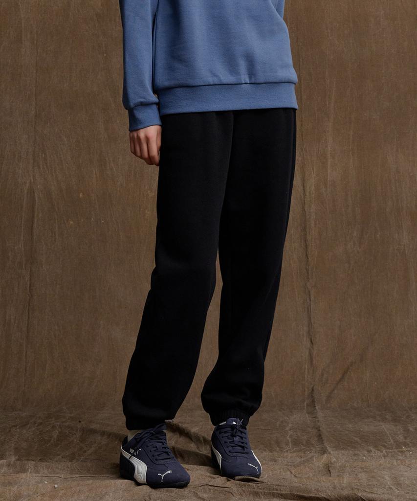 CHASECULT Unisex Essential Fleece-Lined Jogger Pants - Black