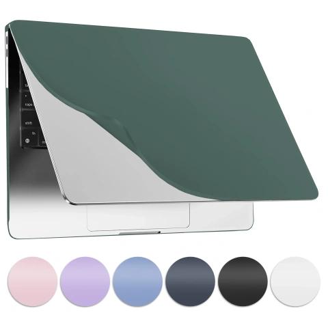 Etui Do Apple Macbook Air 13 / 13.3 2018-2021 (M1 A2337/A2179/A1932) - Elastyczna, Matowa Obudowa Ochronna, Lekka I Odporna - Alogy Airguard™ Zielony