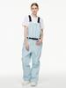 Unisex Waterproof Ski Pants with Suspenders - Warm, One-Piece Snowboarding & Ski Apparel