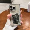 Transparent Card Slot Bag Holder Phone Case For iPhone 15 14 13 12 11 Pro Max 14Plus Clear Wallet Silicone Shockproof Back Cover