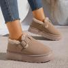 Large Size Casual Winter New Boken Round Head Warm Cotton Shoes for Women