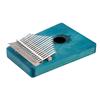17 Key Kalimba Portable Thumb Piano Mahogany Wooden Body Musical Instrument( Mint Green)