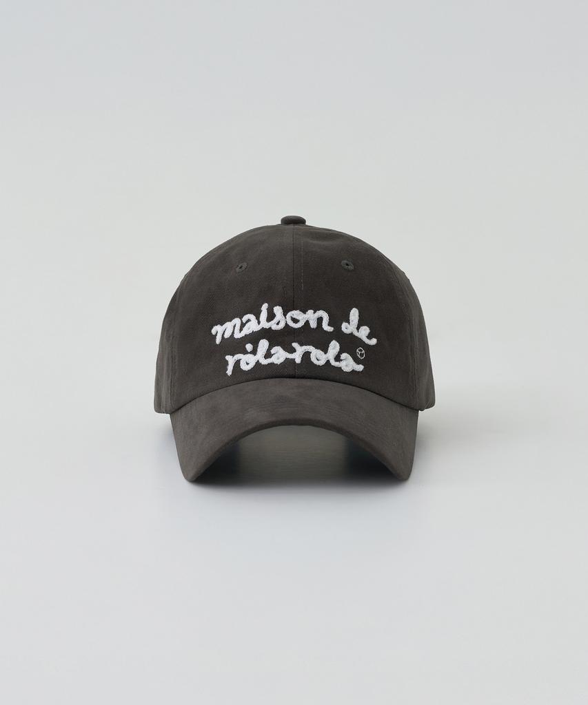 ROLAROLA Maison De Rola Embroidery Cap Charcoal Gray