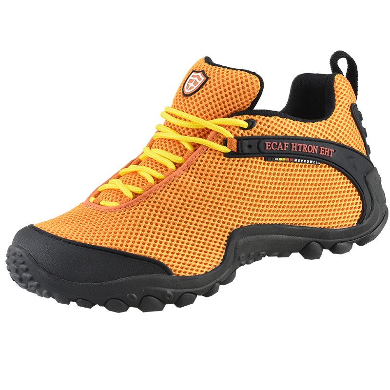 Lesifeisi Unisex Breathable Mesh Hiking Shoes - Anti-Slip, Wear-Resistant for Spring, Summer, and Autumn