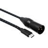 Professional TypeC Male to XL Cable Exceptional Sound Clarities for Laptops