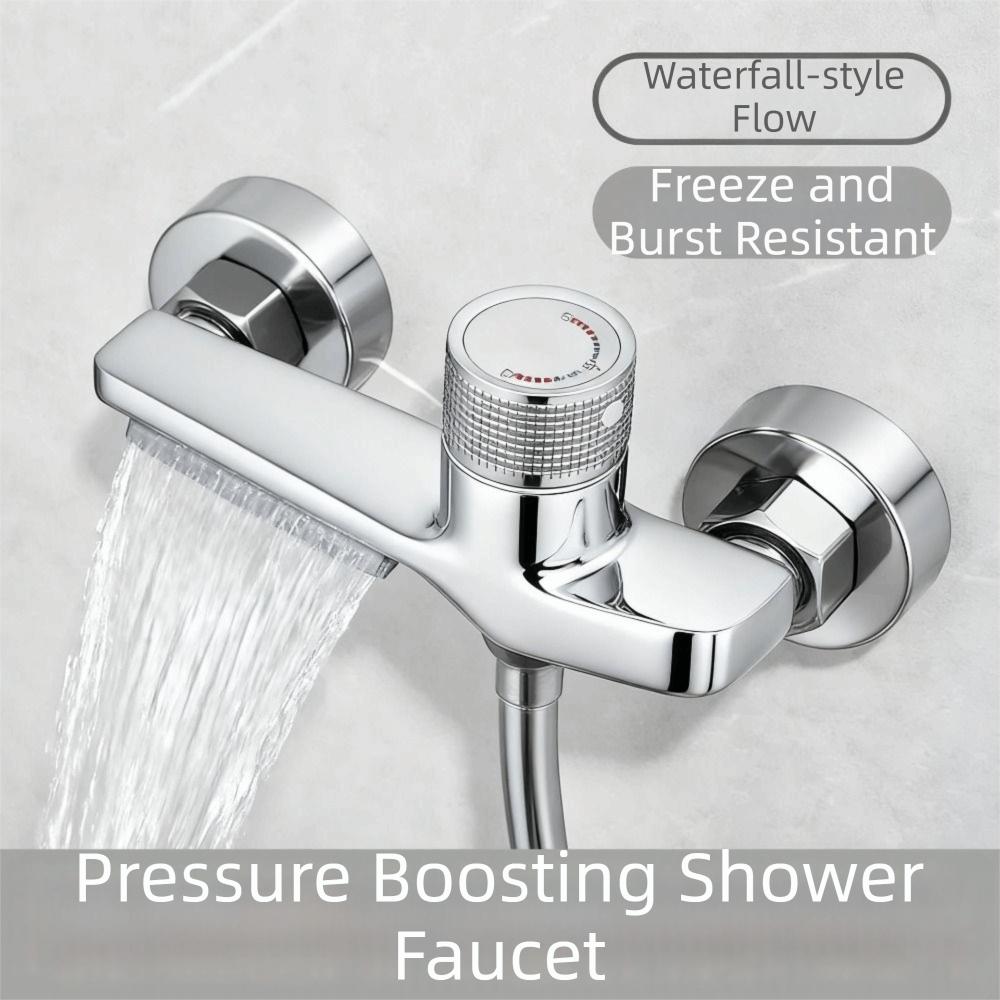 Smooth Temperature Adjustment 3-Way Bath Shower Mixer Valve  Home Upgrade