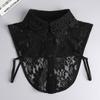 Chiffon Fake Lace Collar Detachable Fake Shirt Collar DIY Clothing Accessories  for Women Girls