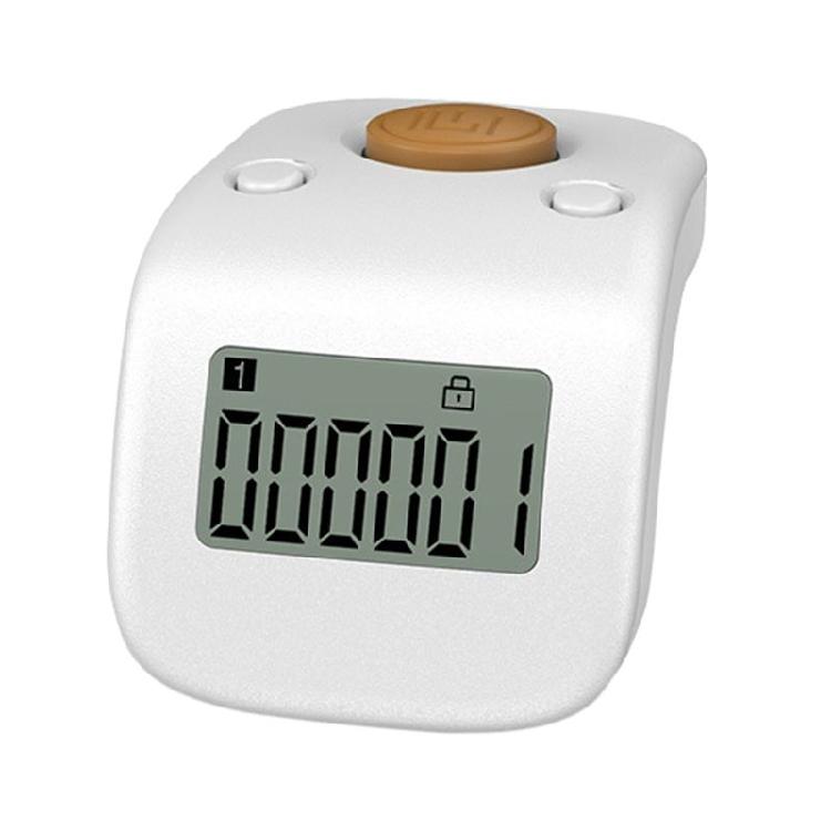 1Pc 6 Digit Beads Prayer Counter Digital LCD Finger Ring Tally Counter
