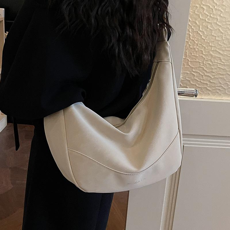 Große Einzelschulter-Umhängetasche, Stilvoll und Lässig für den Täglichen Weg zur Arbeit, Knödeltaschen-Stil