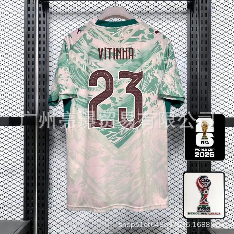 Portugal National Team 2026 World Cup Soccer Jersey CR7 Vinicius Style Men Women Short Sleeve Football Kit
