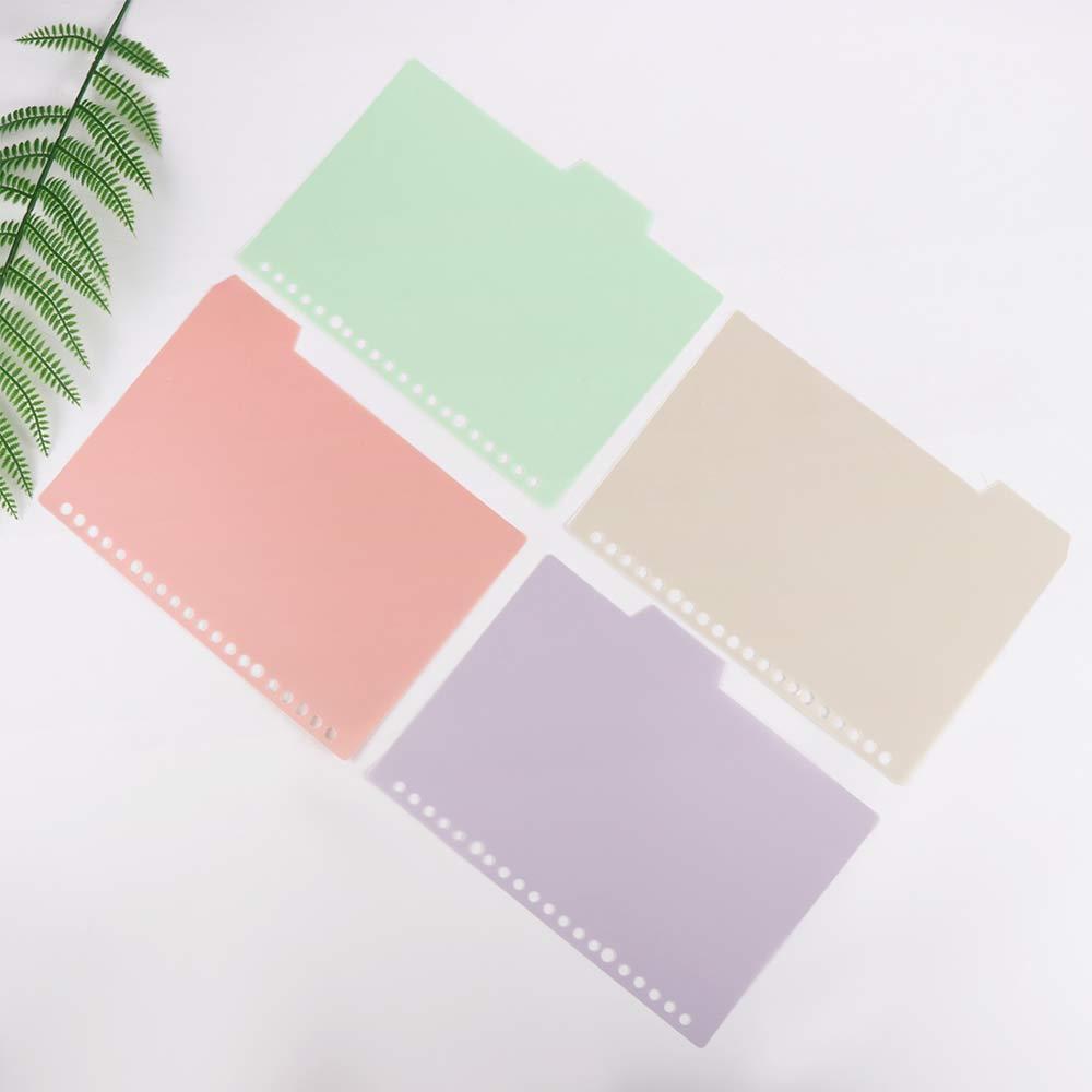 A4 Bookmark Binder Index Page Binder Index Dividers Notebook Separator Page Loose-leaf Inner Page