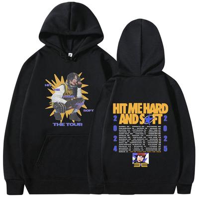 Hit Me Hard and Soft Tour 2024-2025 Hoodies Men Women Fashion Hip Hop Oversized Sweatshirt Casual Long Sleeve Pullover Fans Gift