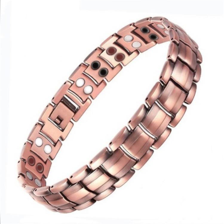 Heilendes Gesundes Kupfer Magnetisches Armband für Männer Arthritis Schmerzlinderung Bio-Energie Blutdruck Armband Gesundheits Armreif Schmuck
