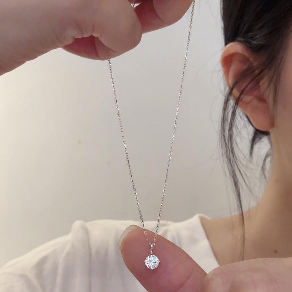 Small Fading Gold No Necklace Exquisite Collarbone Chain Full Of Blessing Light Luxury Titanium Steel Brushed Lucky Bag