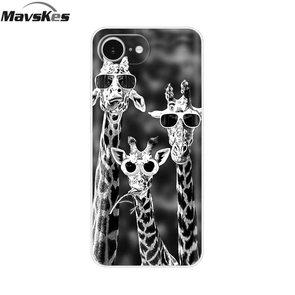 For iPhone 16e Case For Apple iPhone 16e Case Luxury Clear Painted Cover Case For iPhone 16e 16 E Coque Protective Cover Fundas