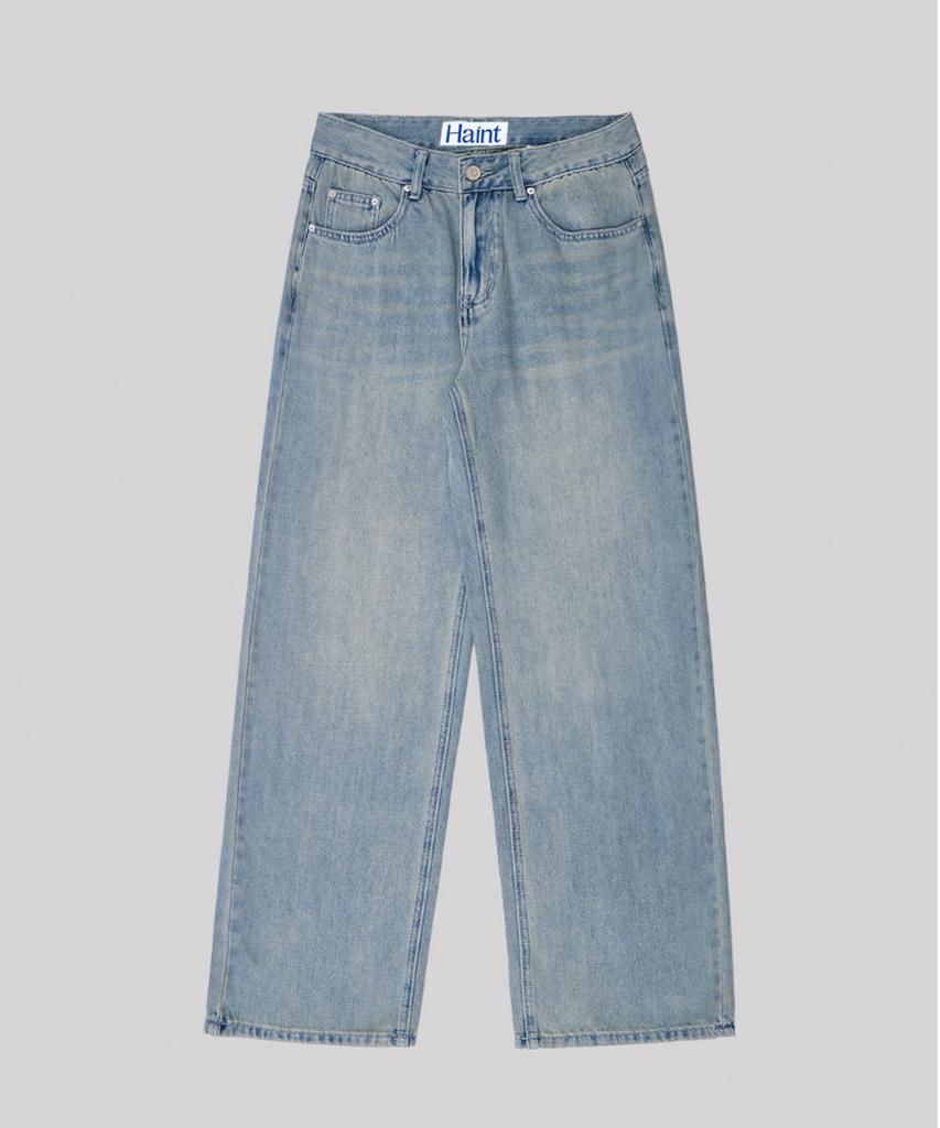 HAINT Nico Vintage Washed Denim Pants_Blue