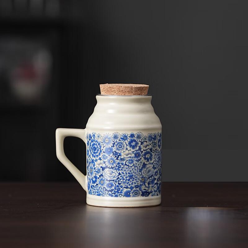 

Ru Kiln Ceramic Tea Mug with Stainless Steel Filter