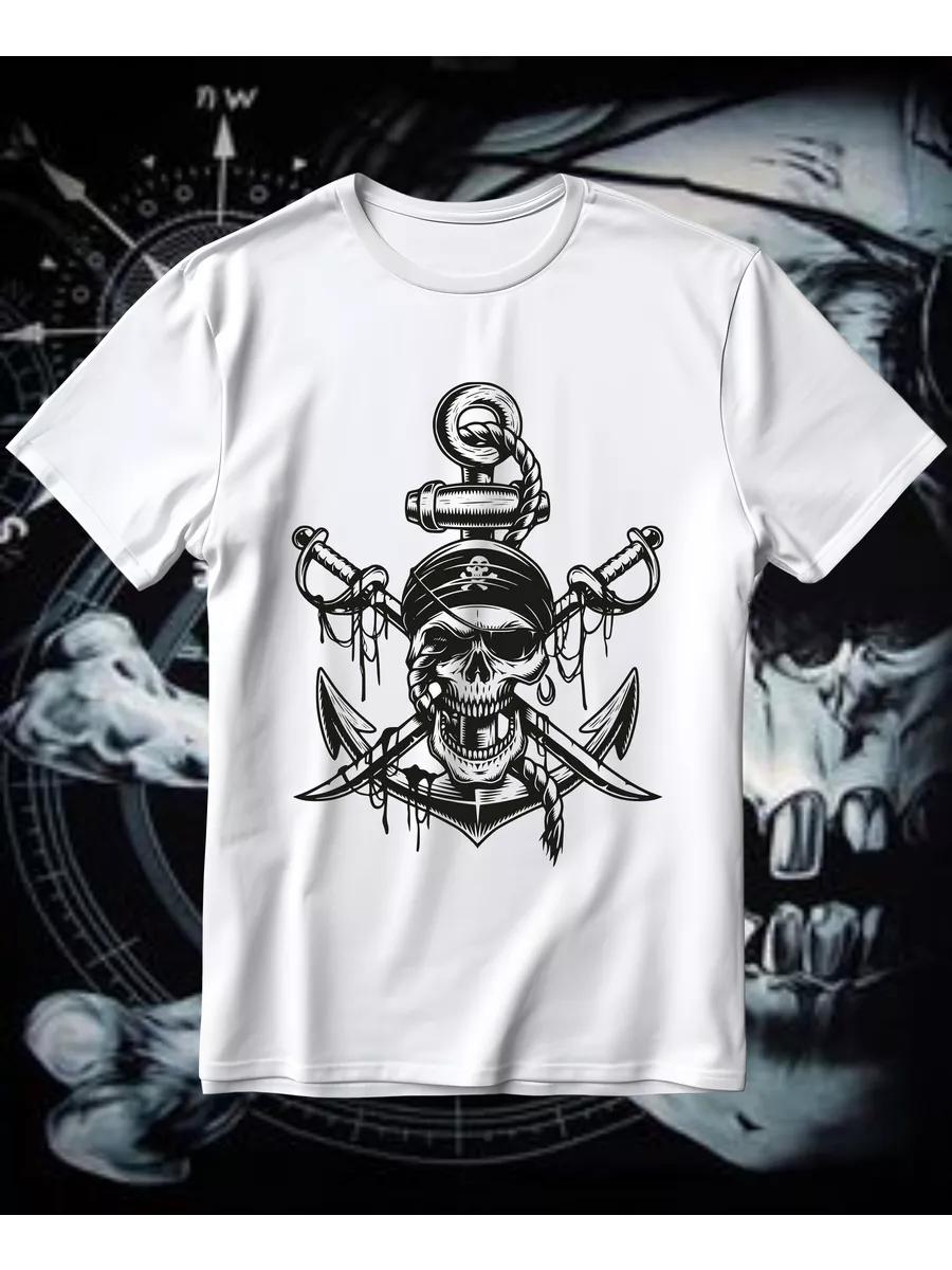White T-shirt with Hockey print S