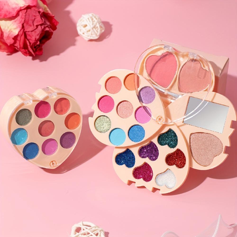 Dazzle with 18 Colors: Earthy and Shimmering Eyeshadow Palette Set for Makeup Enthusiasts