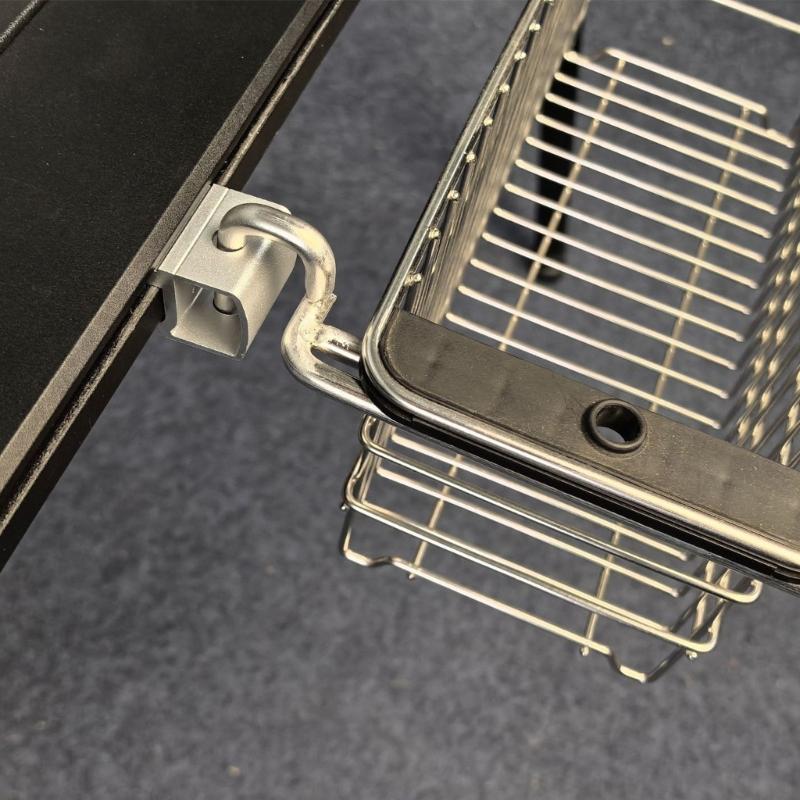 Aluminium Alloys Rail Joint Sliding Buckles Camping Table Connecting Hook for Outdoor Kitchen Picnics Fishing Activity